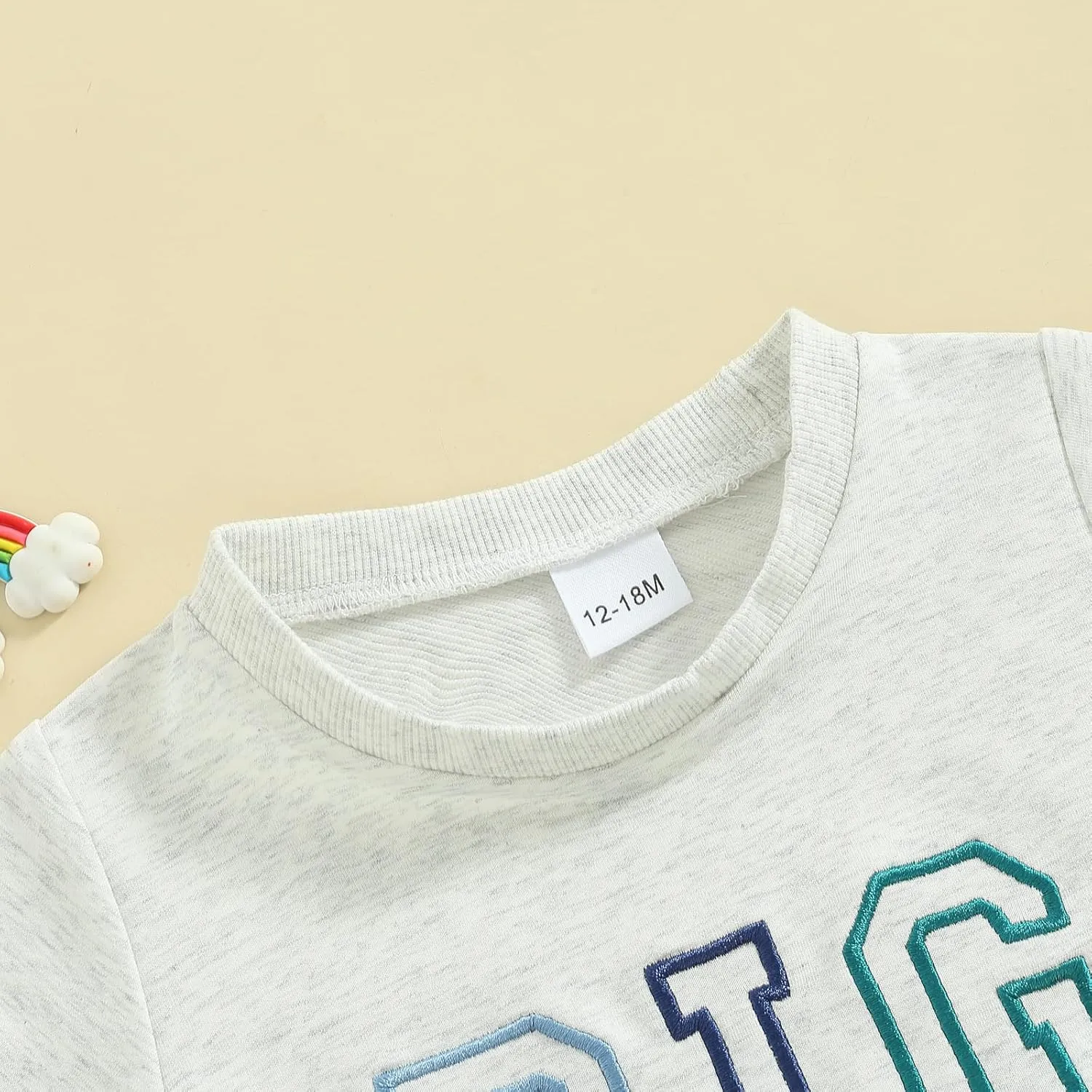 Dcohmch Big Brother Little Sister Matching Outfits Letter Embroidery Shirt Tops Summer Baby Boy Girl Clothes