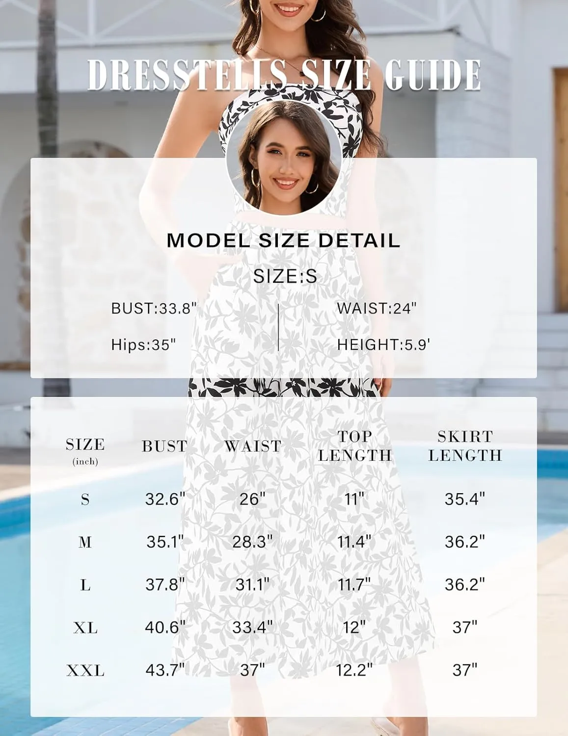 DRESSTELLS Women's Summer 2 Piece Skirt Set, Floral Crop Top and Maxi Boho Sundress Beach Tropical Dressy Casual Outfits