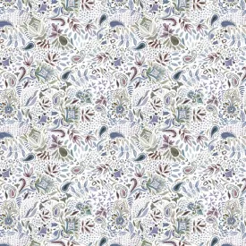 French Terry Cotton Jersey - Digital Paisley
