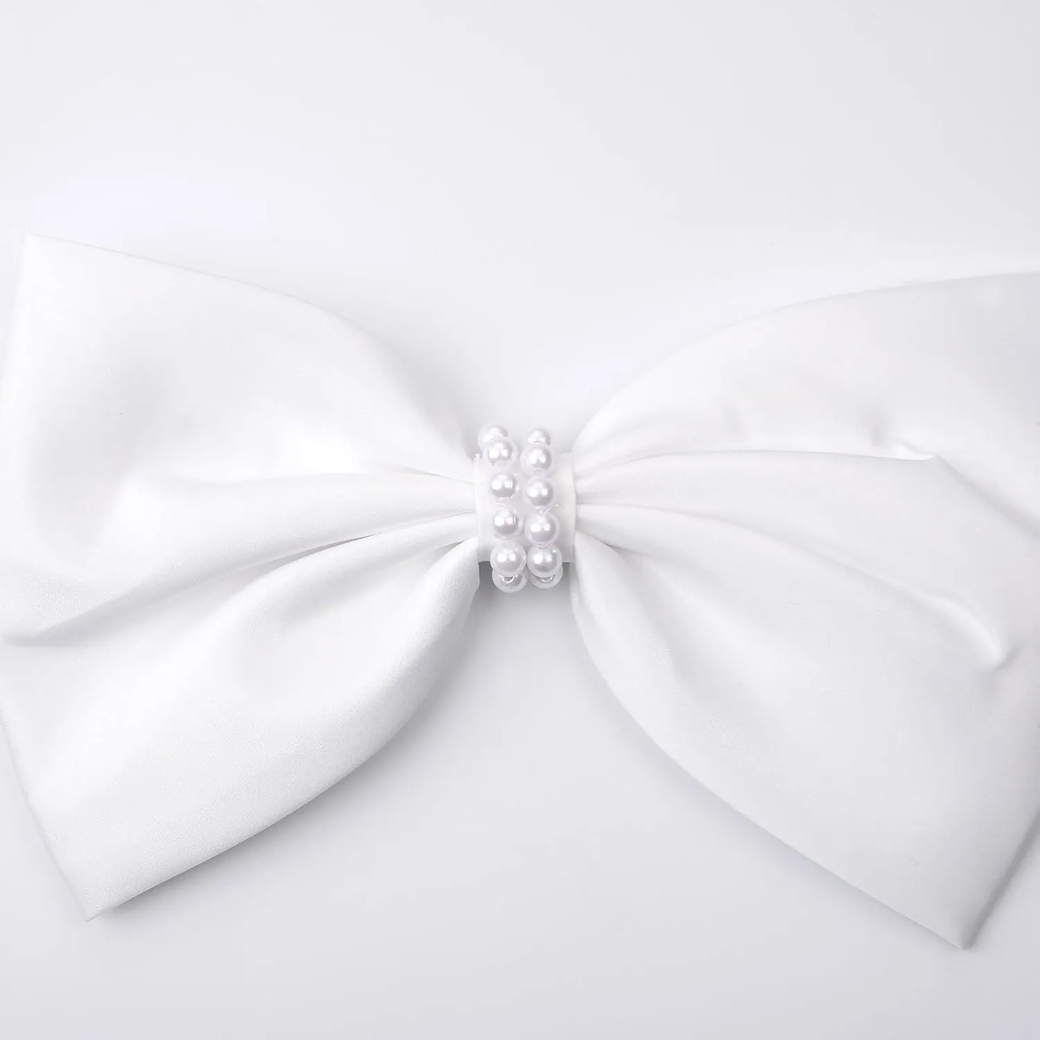 JerrisApparel Flower Girl Dress Sleeveless Tulle Skirt Pearl Trim Back Bow Wedding Party Gown