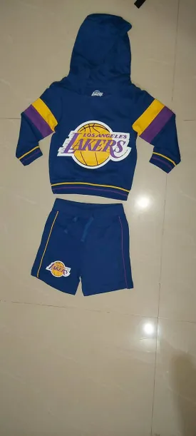 Los Angeles Lakers Hoodie and Shorts