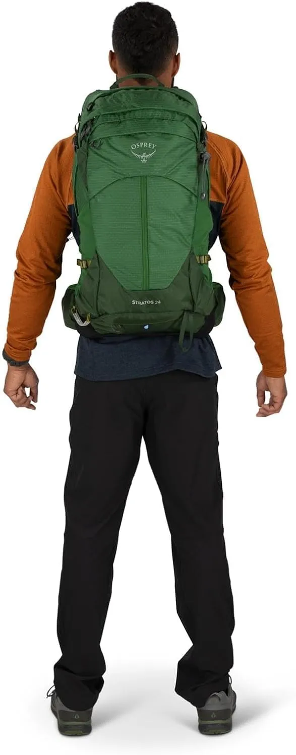 Osprey Stratos 24L Men's Hiking Backpack, Seaweed/Matcha Green
