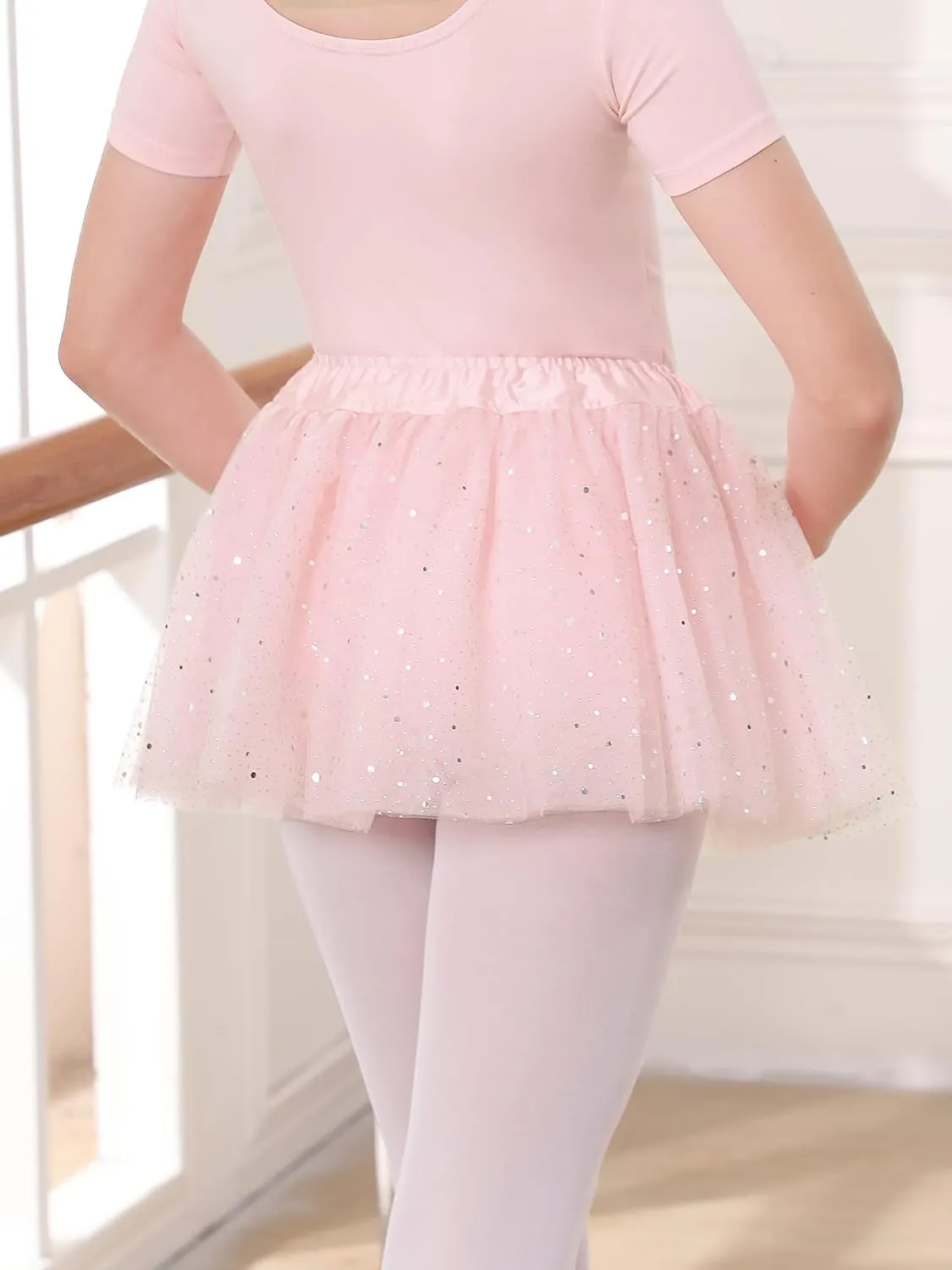 Stelle Girls Women Ballet Skirt Dance Wrap Skirt Chiffon Toddler Ballet Skirts